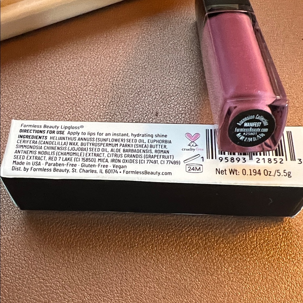 👄Formless Beauty by Jenny McCarthy Nude Collection Manifest Lip Gloss ::NIB:: - Picture 5 of 6